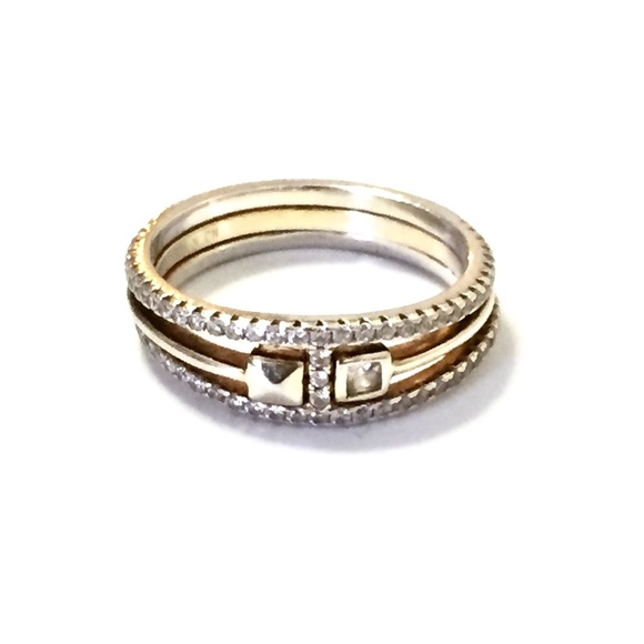 925 silver stacking combo ring - Picture 1 of 6